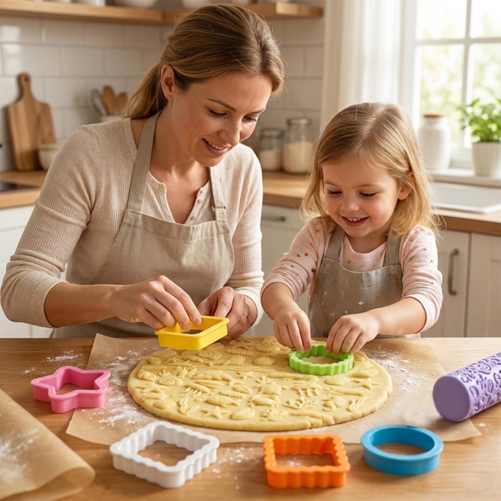 Kitchen Baking Cake - Lustige Ausstechformen, Cartoon-Backstempel, Meeres-Tier-Ausstechformen für Küche,