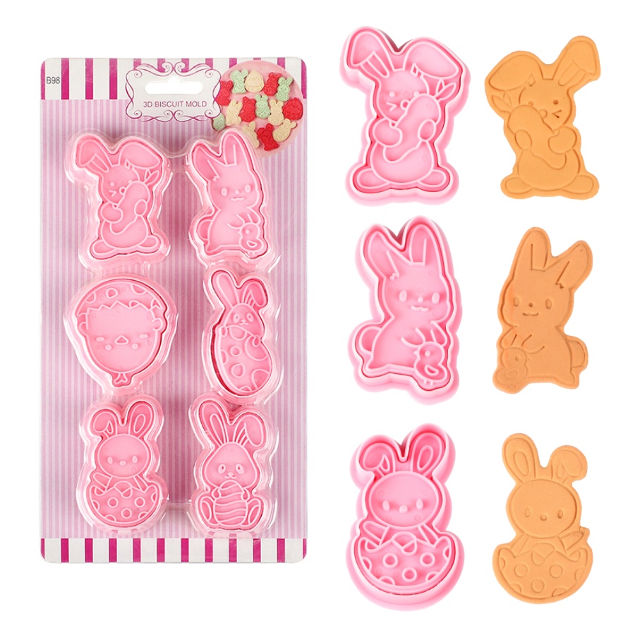 Baking Kitchen Set - 6 teile/satz Ostern Bunny Cookie Schneider