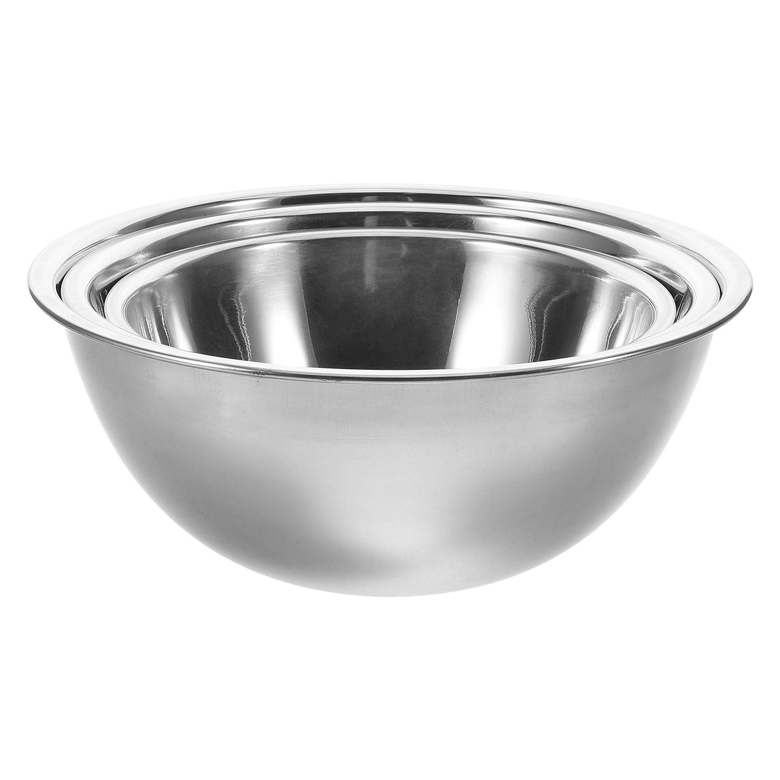 Baking Kitchen Set - 3-teiliges Edelstahl-Rührschüssel-Set mit Großer Kapazität und
