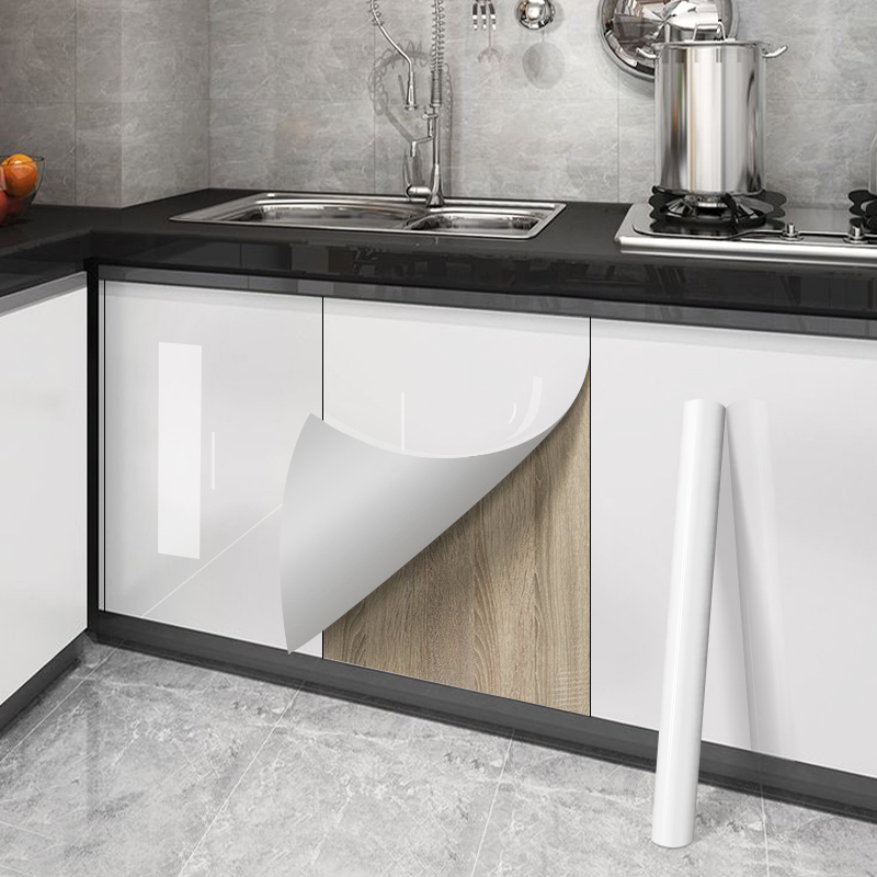 Kitchen Queen - Glänzende weiße Schrank-Wandaufkleber, Dekor für alte
