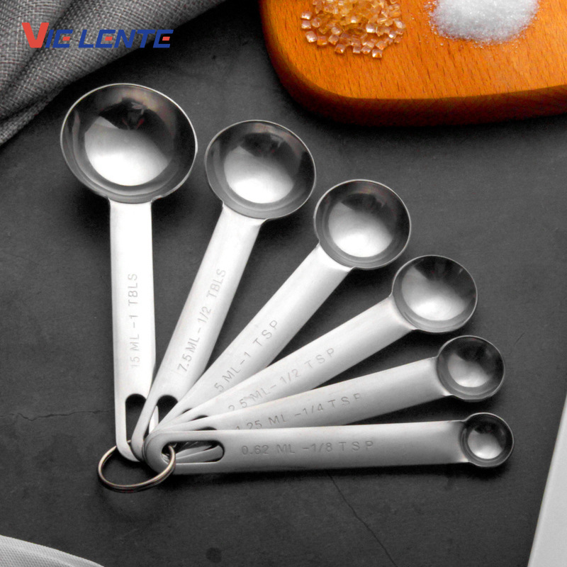 Baking Powder Kitchen - Mehrzweck-Messlöffel aus lebensmittelechtem Edelstahl, Kaffeepulver, Gewürzmessschaufel,