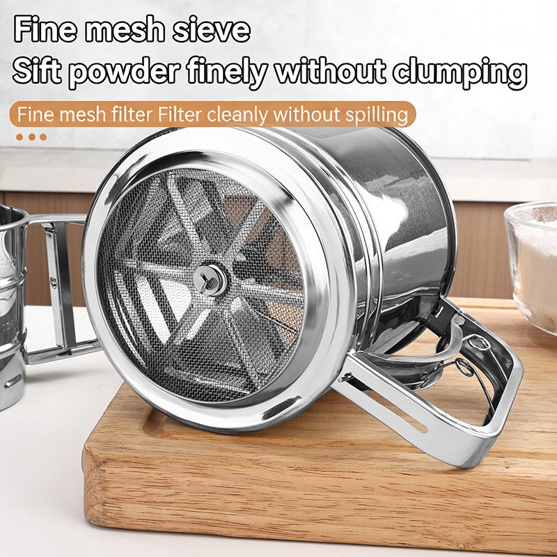 Edelstahl-Mehlsieb, Pulversieb – Baking Powder Kitchen Bewertung und Preis