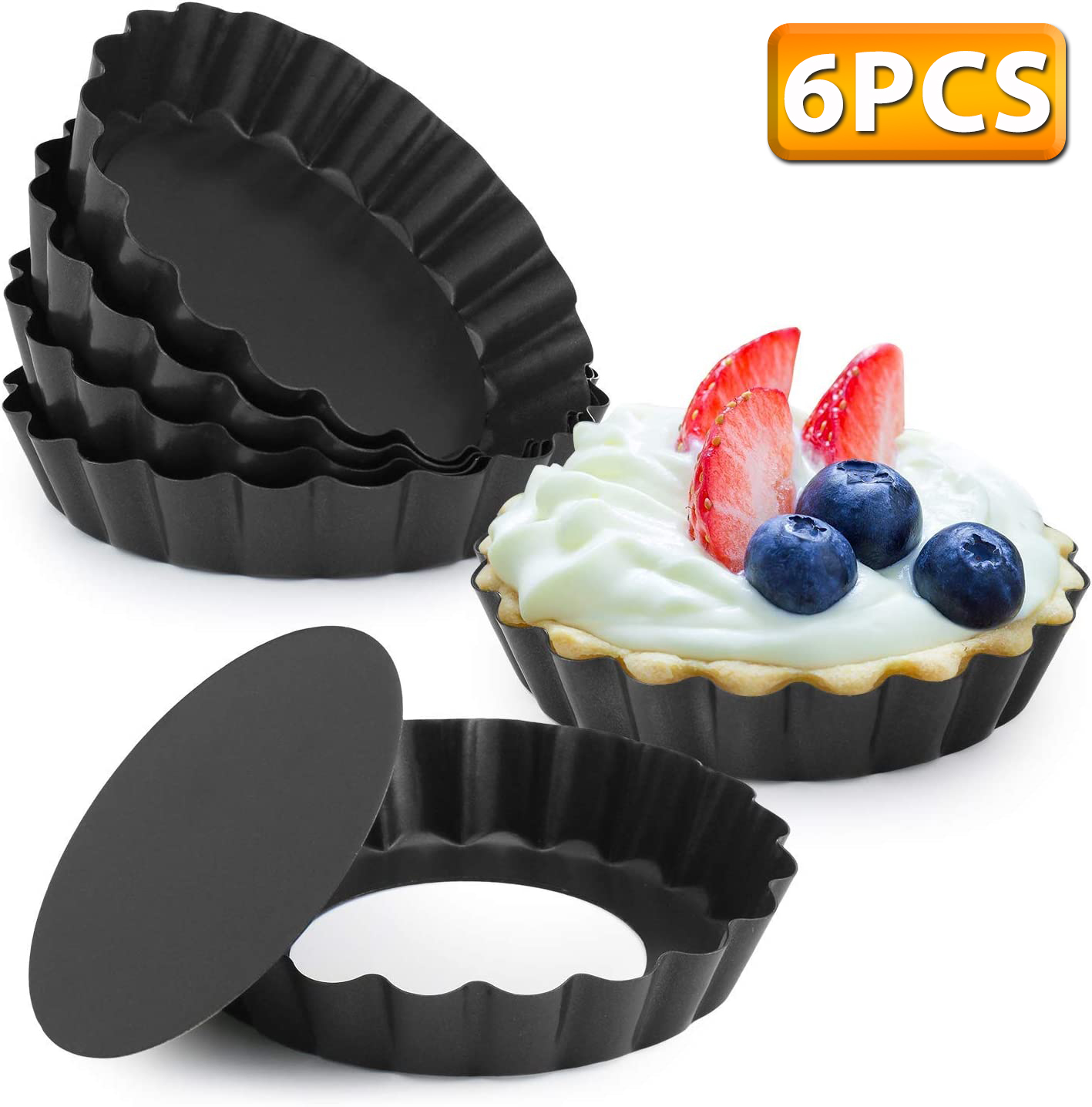 6-teiliges Mini-Törtchenformen – Muffin Tin Nonstick Bewertung und Preis