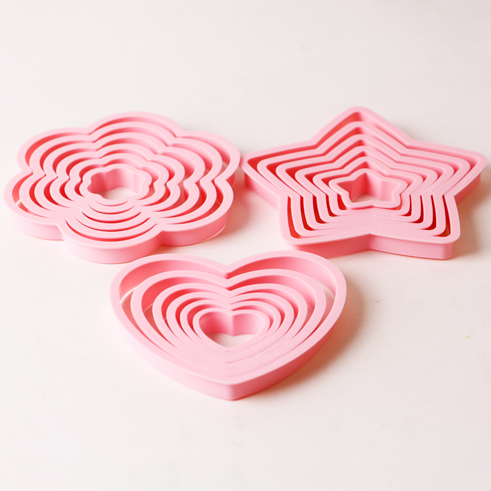 1 satz/3 sätze Rosa Herz Stern – Baking Kitchen Set Bewertung und Preis