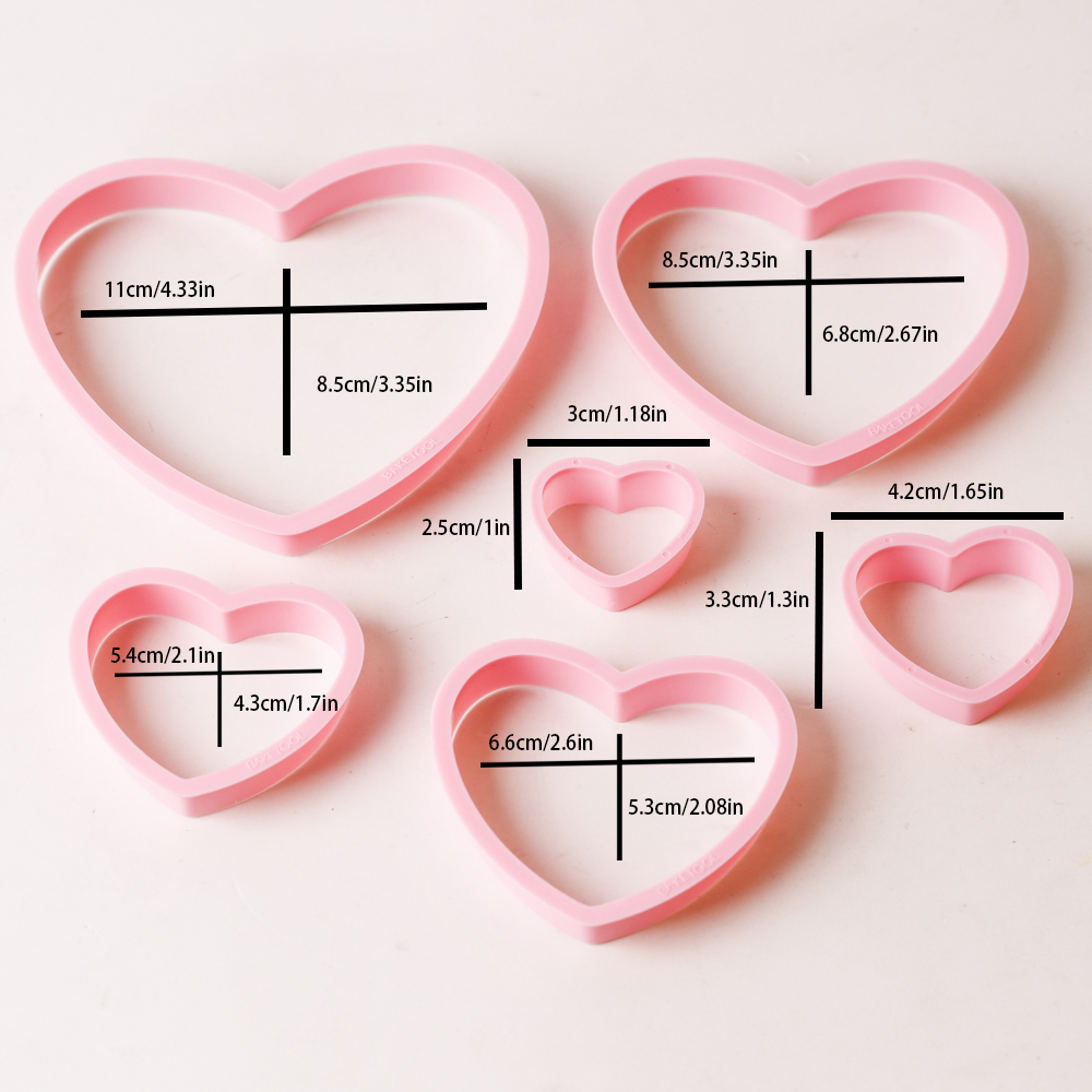 1 satz/3 sätze Rosa Herz Stern – Baking Kitchen Set Bewertung und Preis