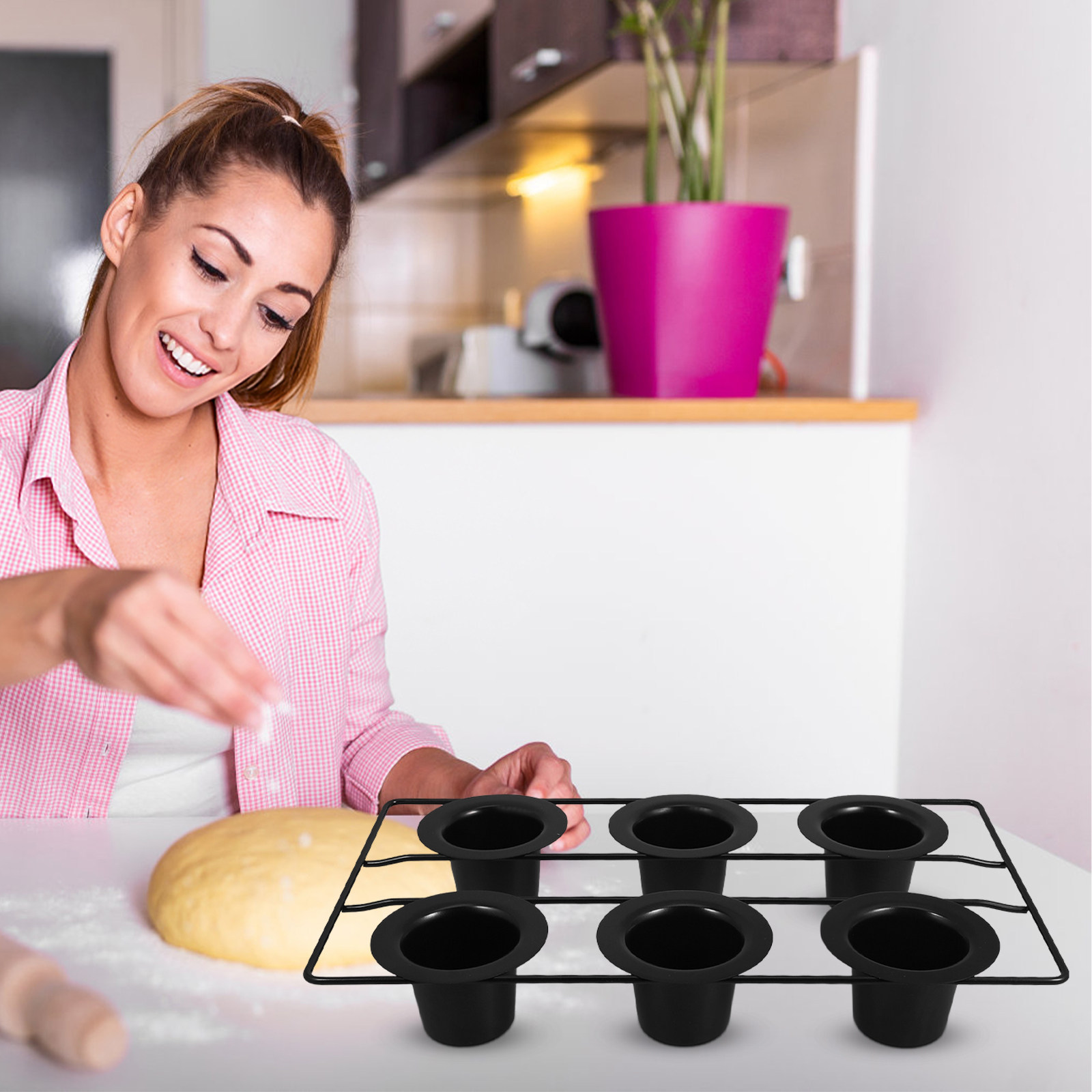 6-fach Muffinform aus robustem – Muffin Tin Nonstick Bewertung und Preis