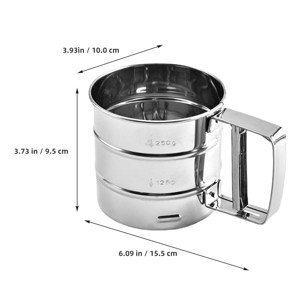 Küchen-Edelstahl-Mehlsieb, fei – Baking Powder Kitchen Bewertung und Preis