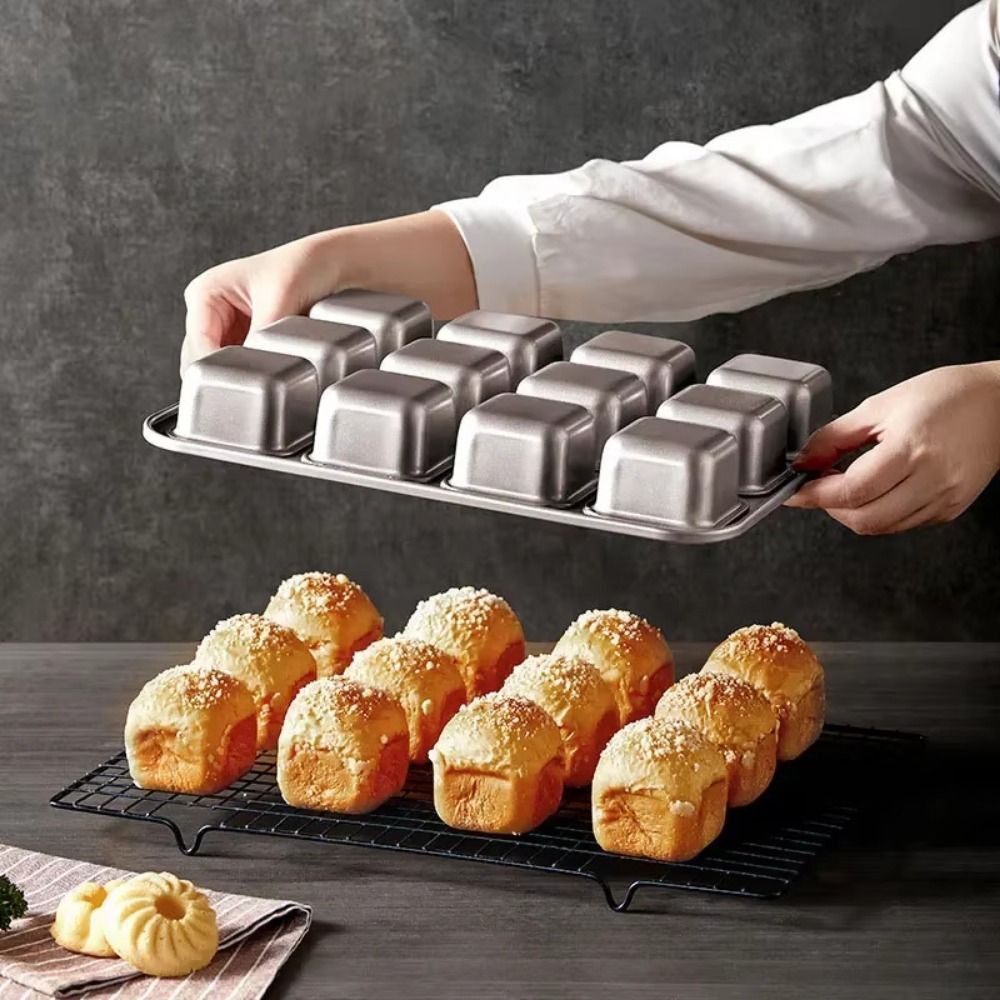 12-fach quadratische Muffinfor – Muffin Tin Nonstick Bewertung und Preis