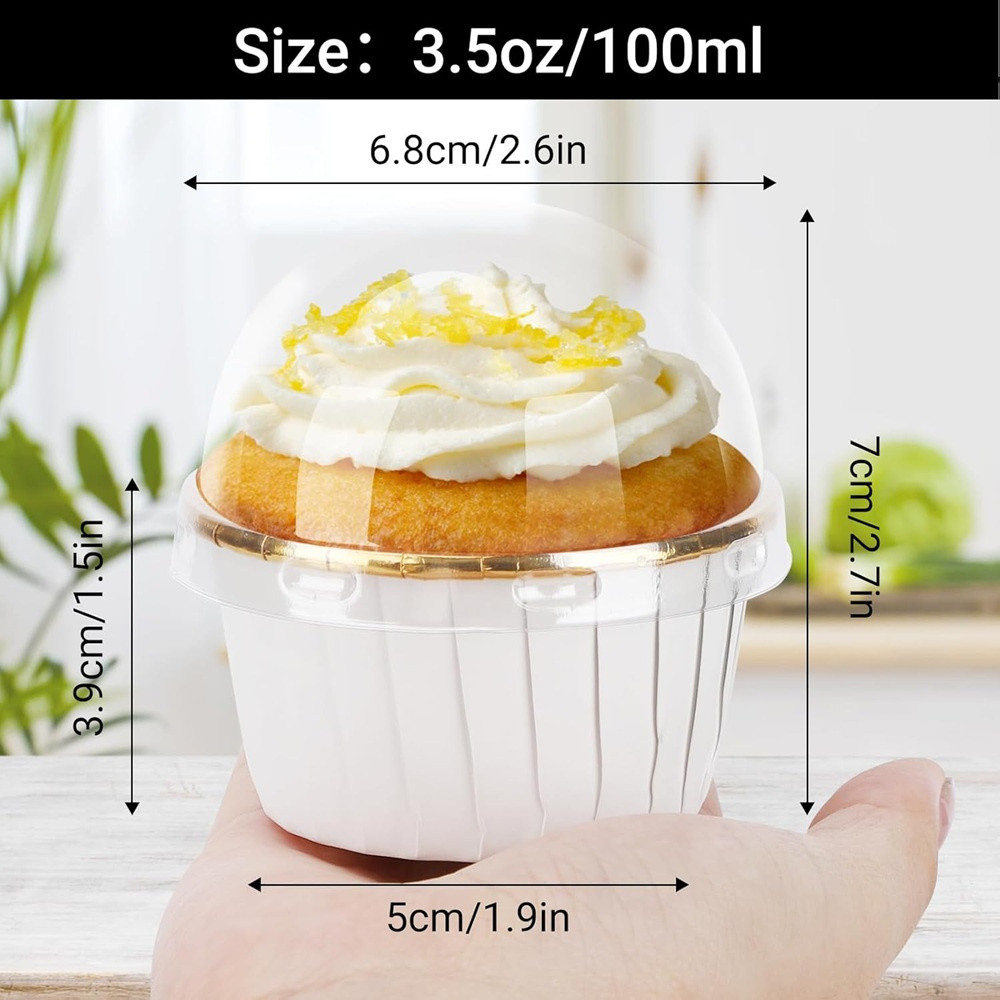50 Stück Muffins Tasse Papier  – Kitchen Baking Cake Bewertung und Preis
