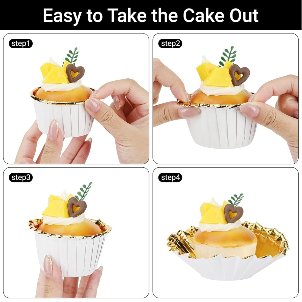 50 Stück Muffins Tasse Papier  – Kitchen Baking Cake Bewertung und Preis