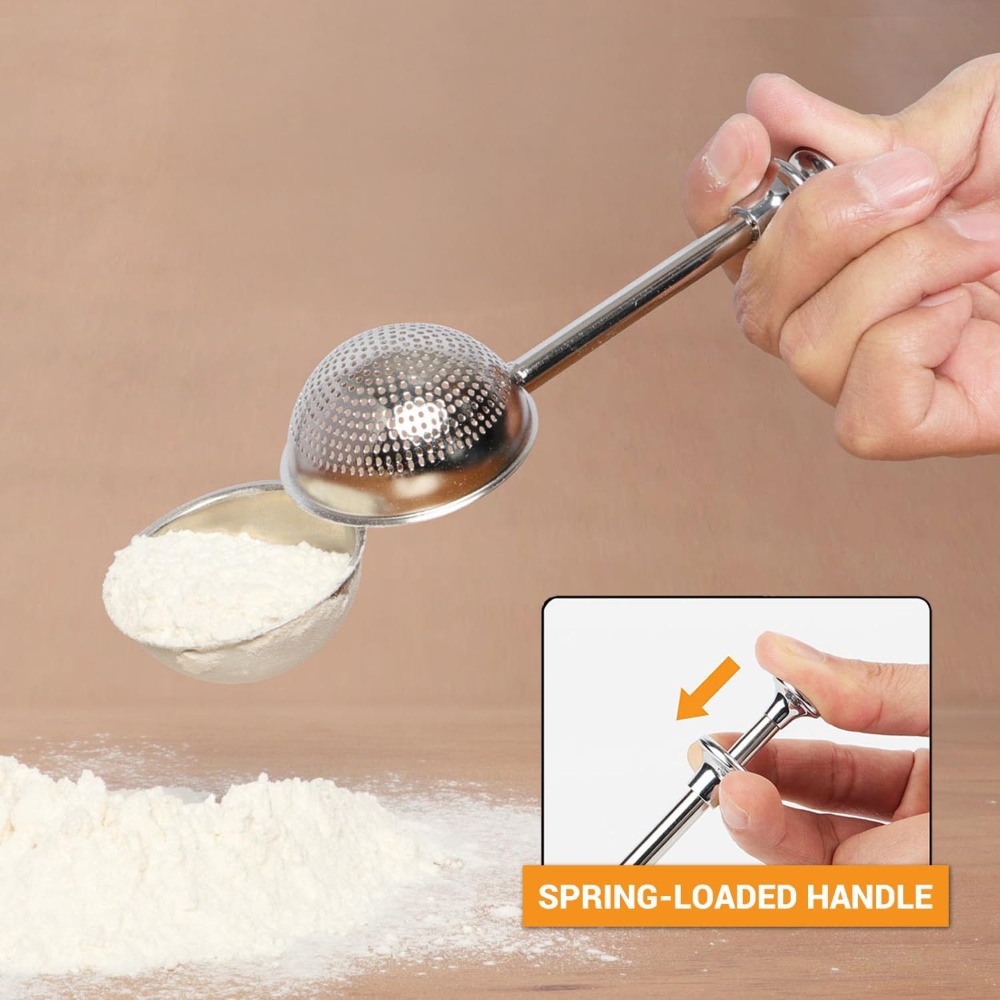 Edelstahl-Mehlstreuer und Zuck – Baking Powder Kitchen Bewertung und Preis