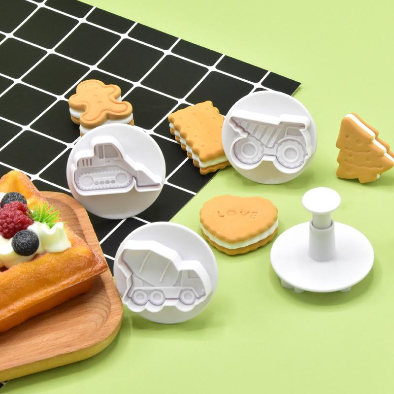 3D-Fahrzeug-Keksausstecher 4-t – Baking Kitchen Set Bewertung und Preis