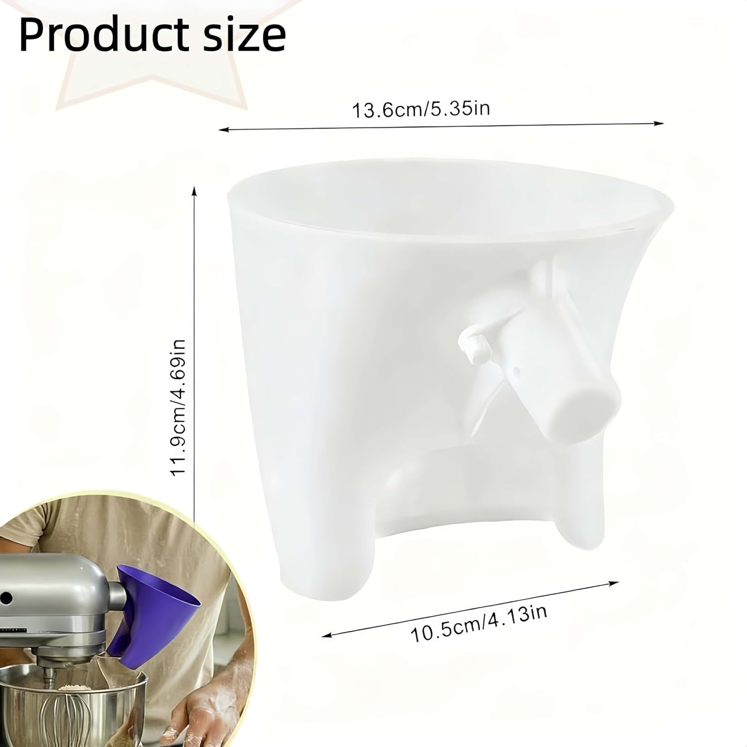 Mehl-Sieb für KitchenAid Mixer – Kitchen Baking Aid Bewertung und Preis