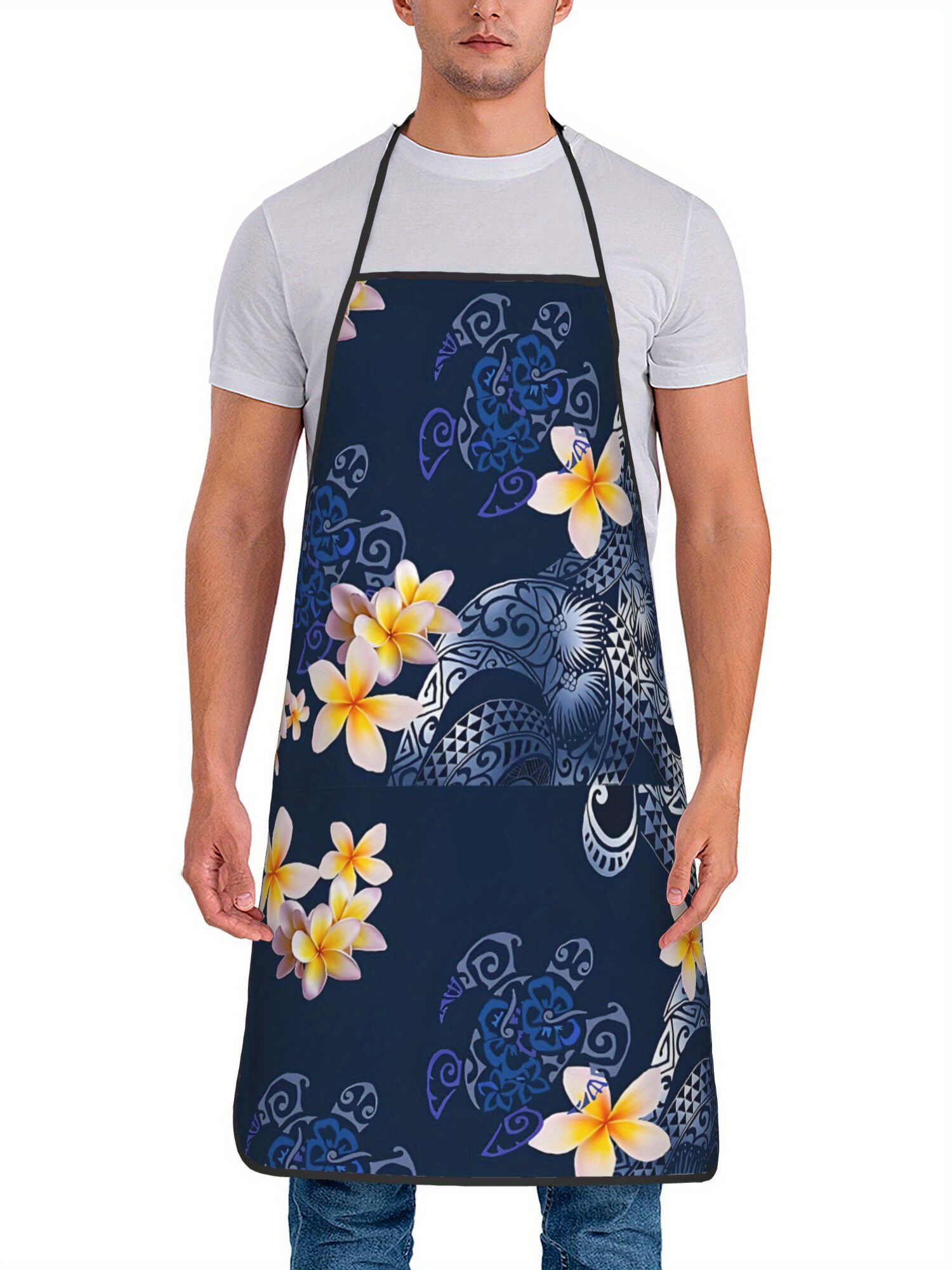 Hawaiianische Plumeria-Schürze – Kitchen Baking Island Bewertung und Preis