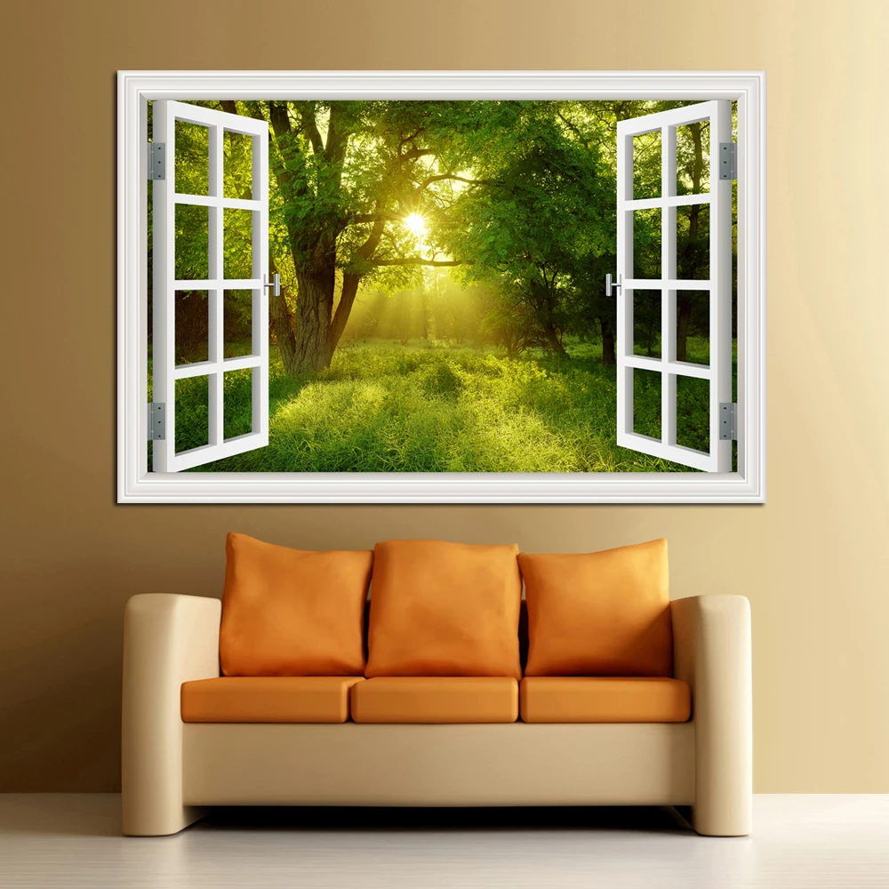 Wald 3D Fenster Landschaft Wan – Kitchen Queen Bewertung und Preis