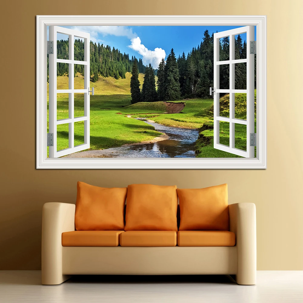 Wald 3D Fenster Landschaft Wan – Kitchen Queen Bewertung und Preis