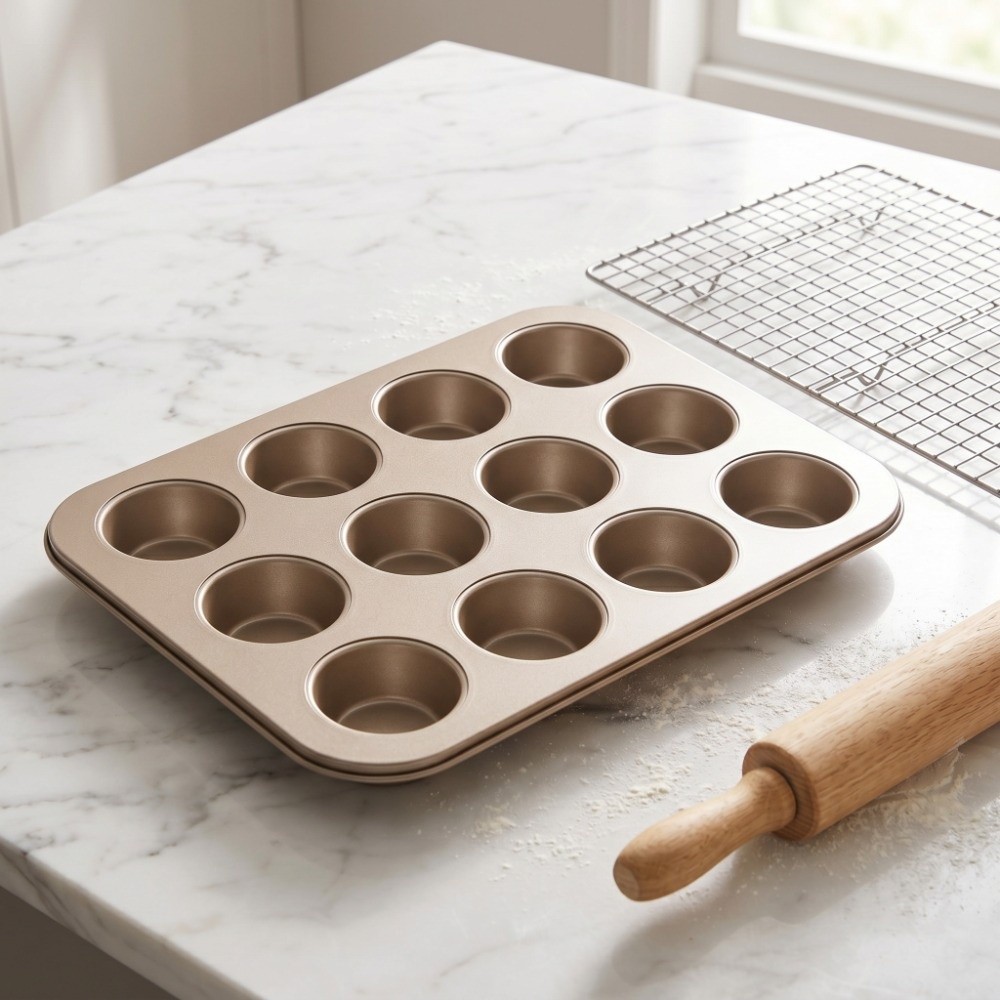Mini-Muffinform aus Kohlenstof – Muffin Tin Nonstick Bewertung und Preis