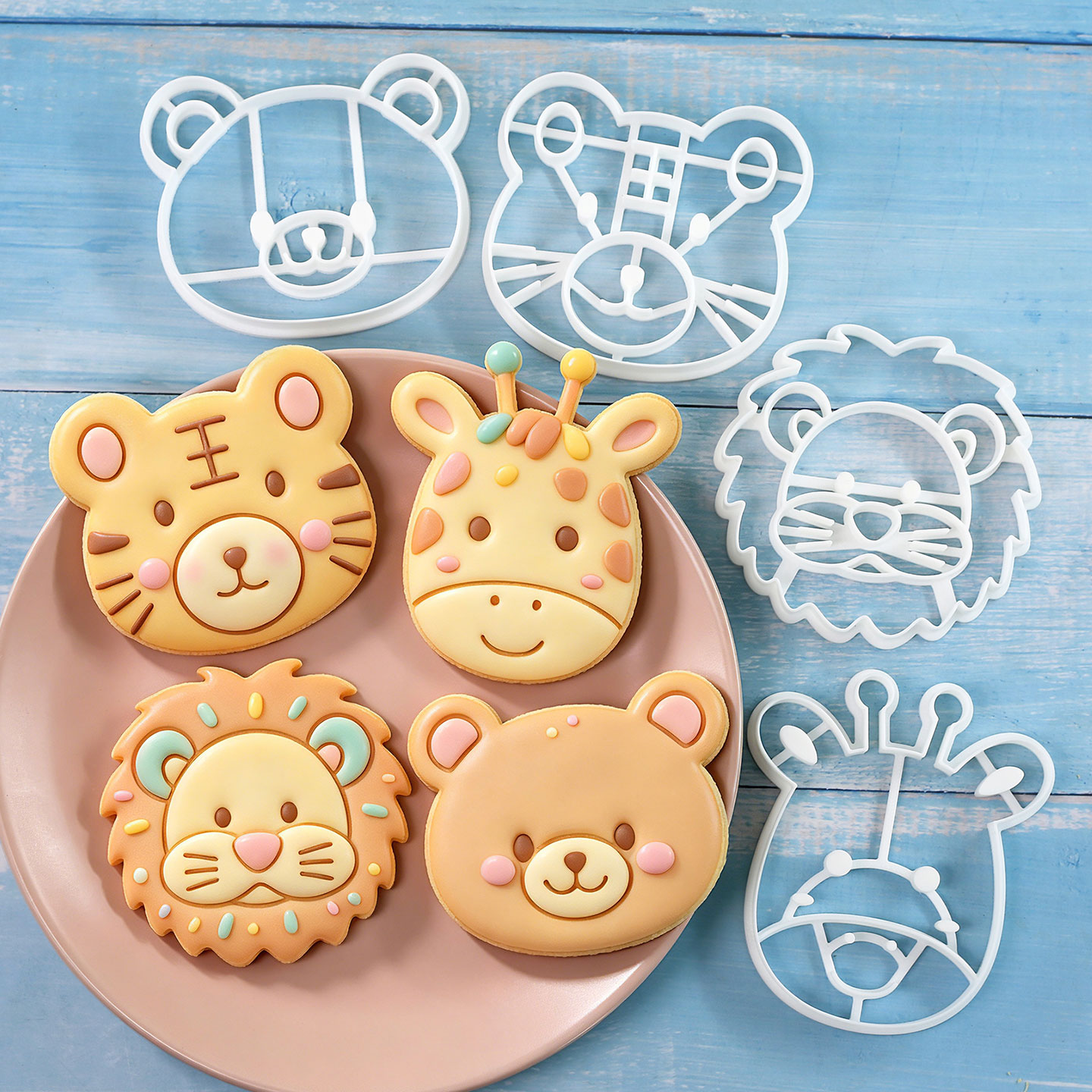 4-teiliges Tier-Plätzchenausst – Baking Kitchen Set Bewertung und Preis