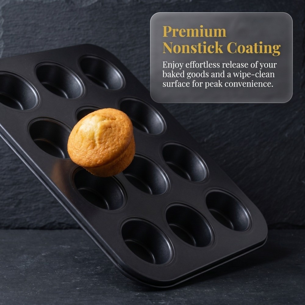 Mini-Muffinform aus Kohlenstof – Muffin Tin Nonstick Bewertung und Preis