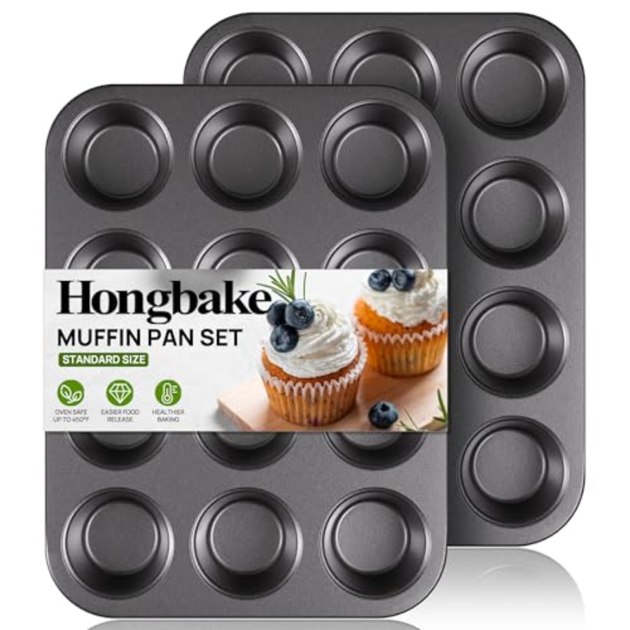 Muffinform zum Backen, Antihaf – Muffin Tin Nonstick Bewertung und Preis