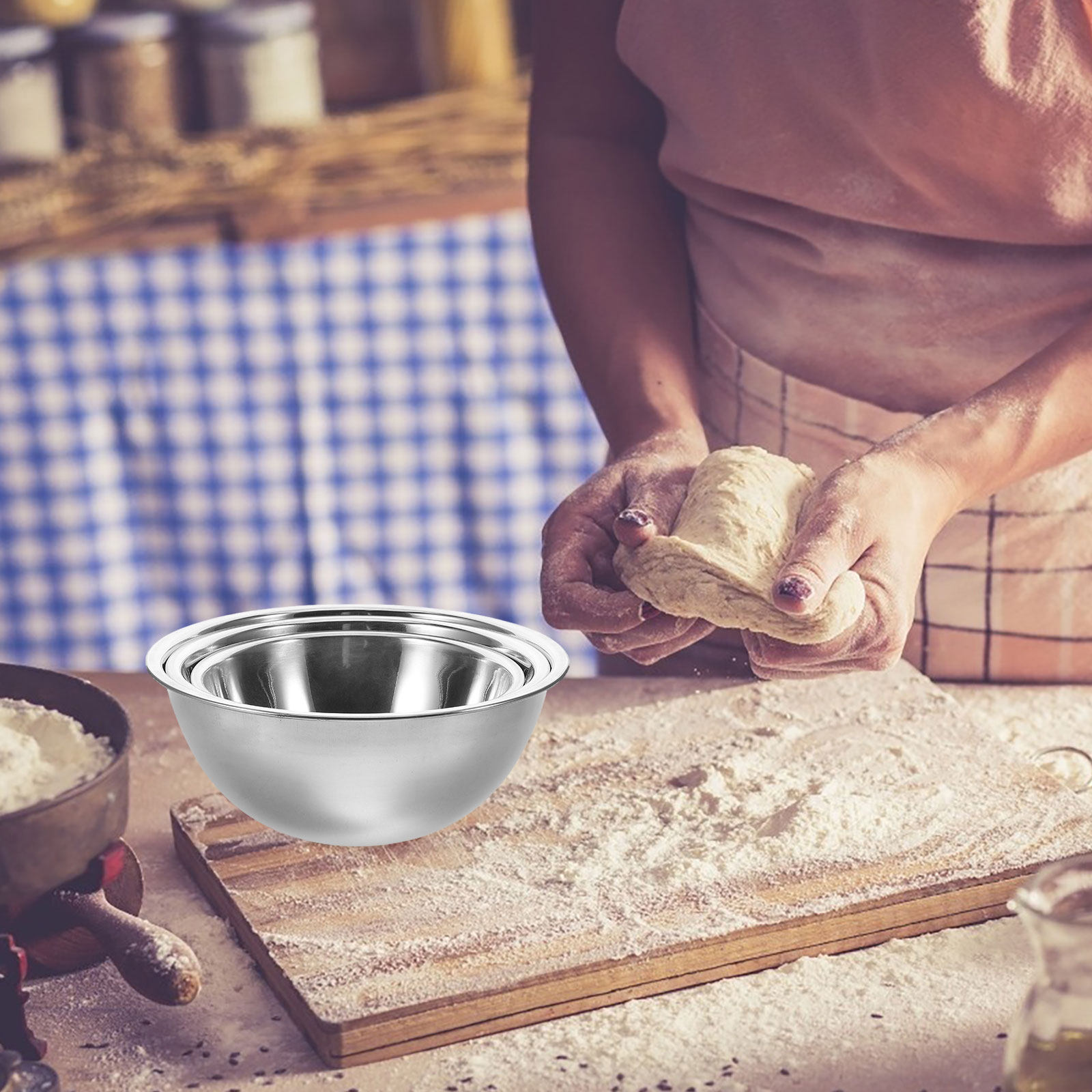 3-teiliges Edelstahl-Rührschüs – Baking Kitchen Set Bewertung und Preis