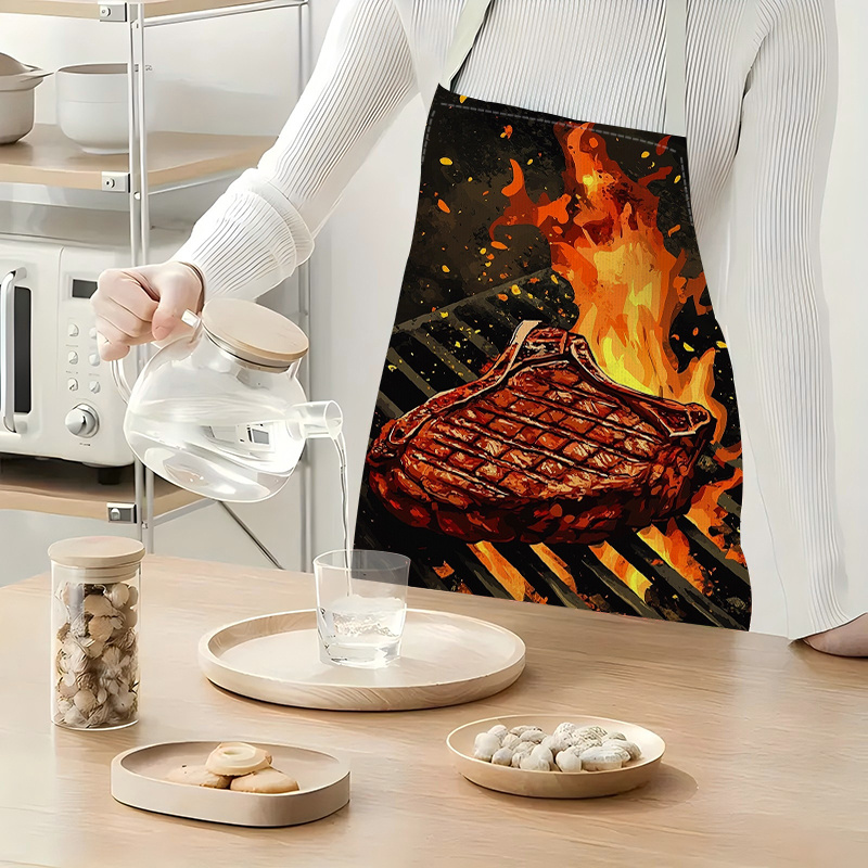 1 Stück BBQ-Steak-Schürze mit  – Kitchen Baking Gift Ideas Bewertung und Preis
