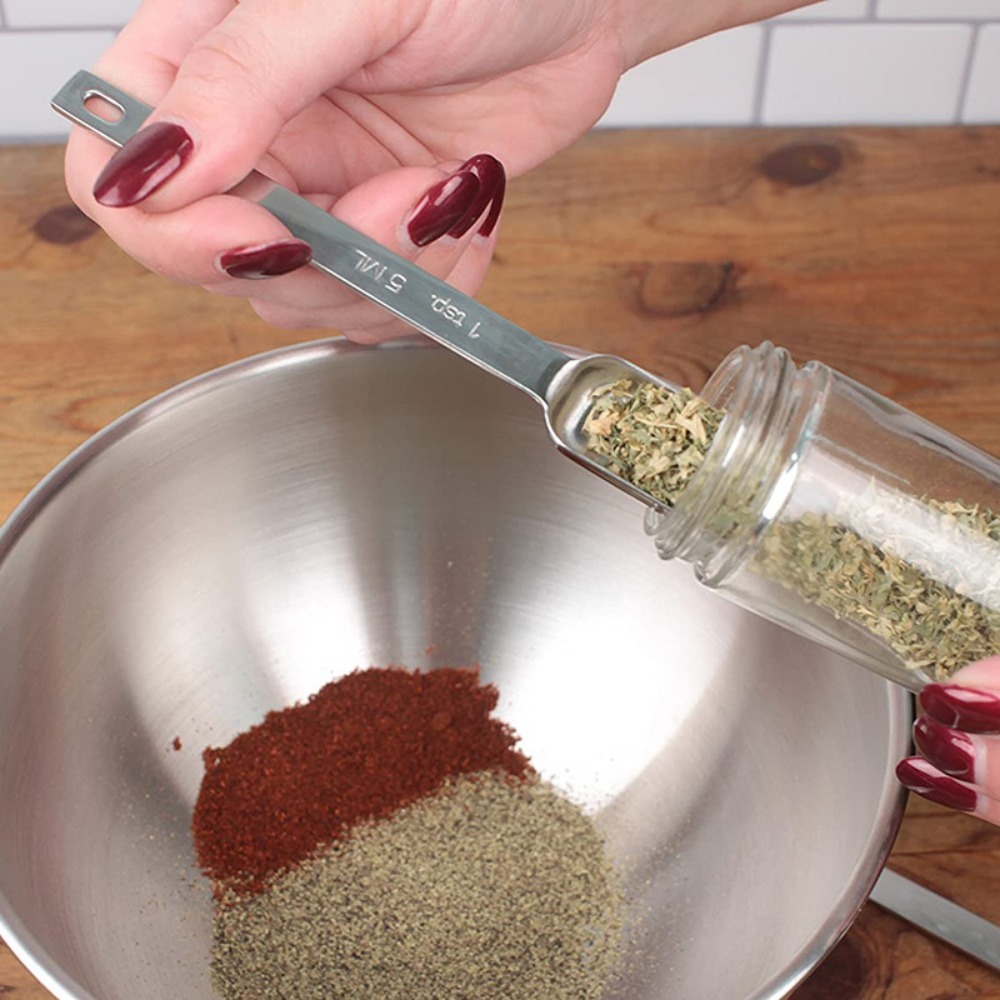 6 Stück Edelstahl Messlöffel m – Baking Powder Kitchen Bewertung und Preis