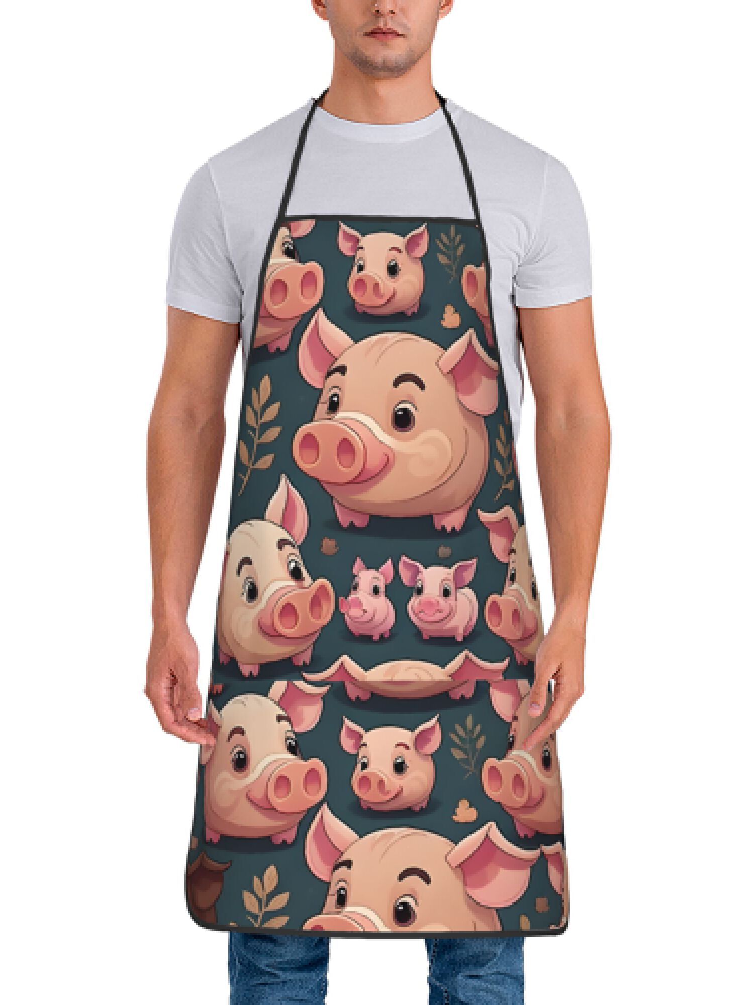 1 Stück Retro-Schürze im rosa  – Kitchen Baking Gift Ideas Bewertung und Preis
