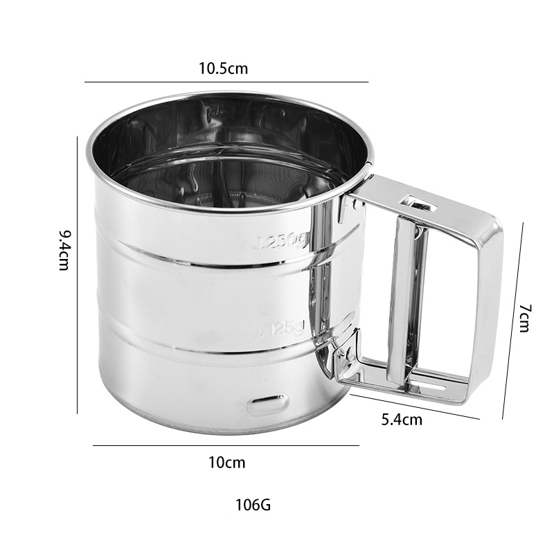 1PC Edelstahl Mehl Sichter Sie – Baking Powder Kitchen Bewertung und Preis