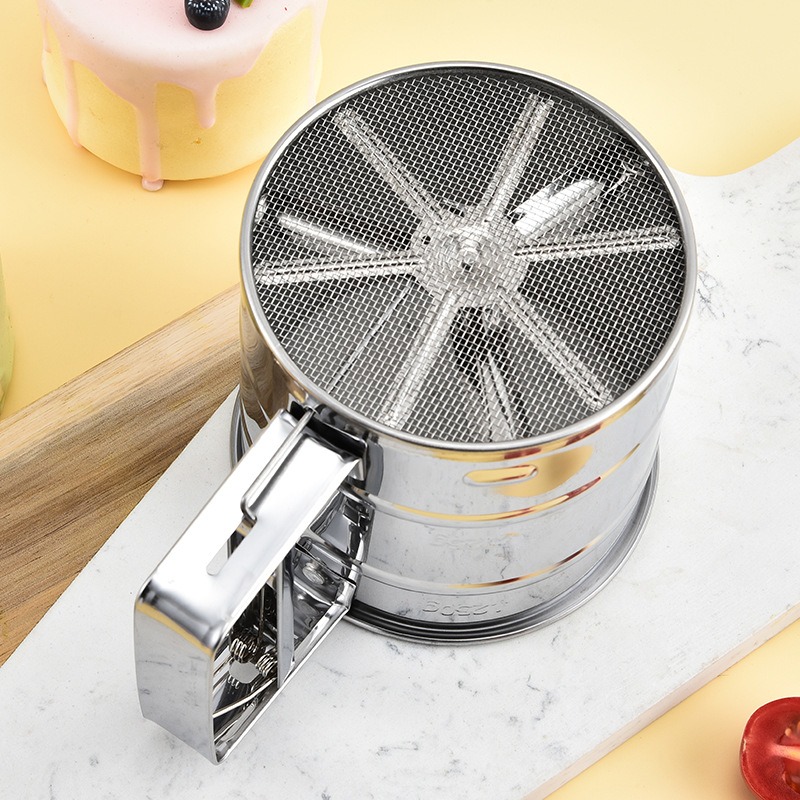 1PC Edelstahl Mehl Sichter Sie – Baking Powder Kitchen Bewertung und Preis