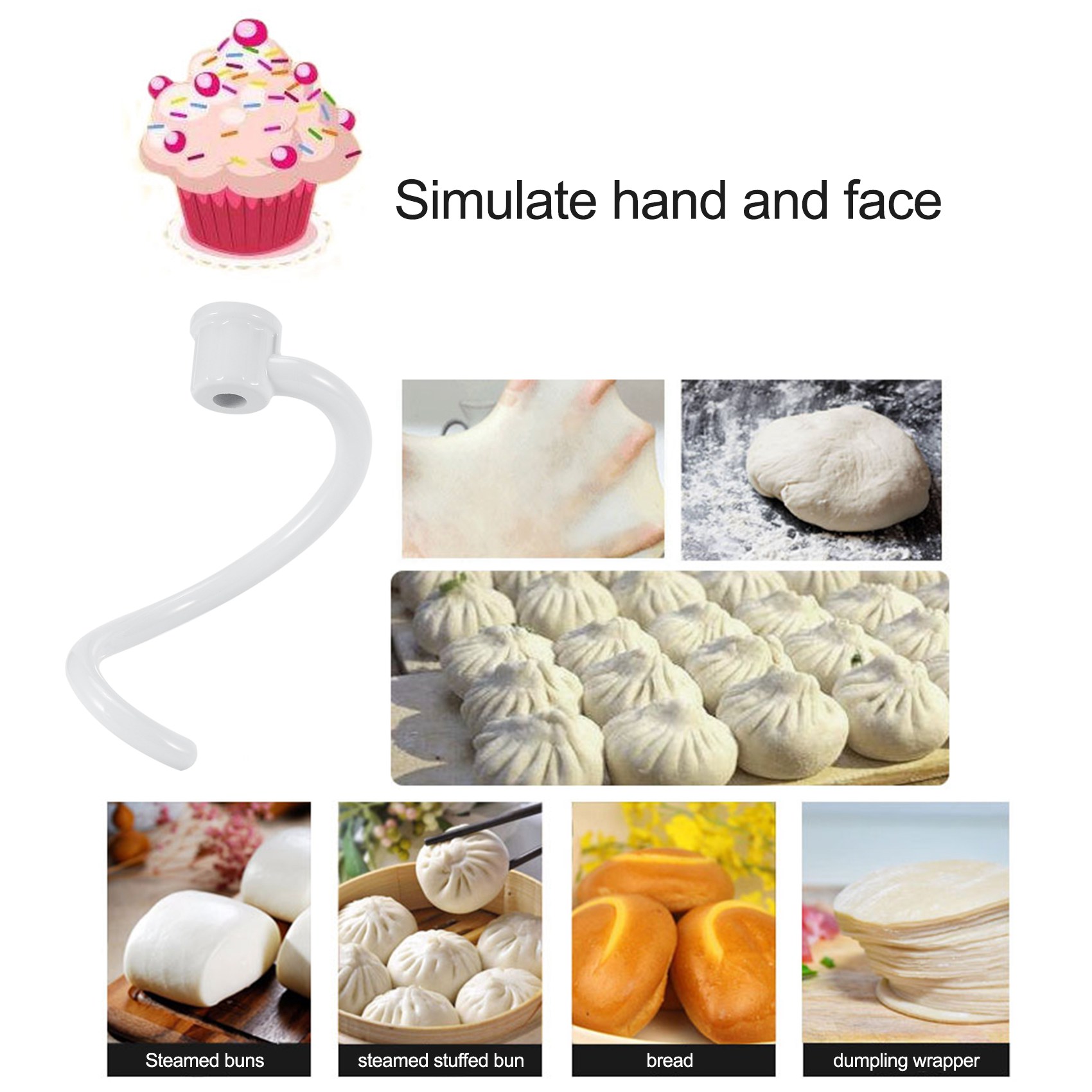 AEE6-Spiral-Teighaken-Ersatzte – Kitchen Baking Aid Bewertung und Preis